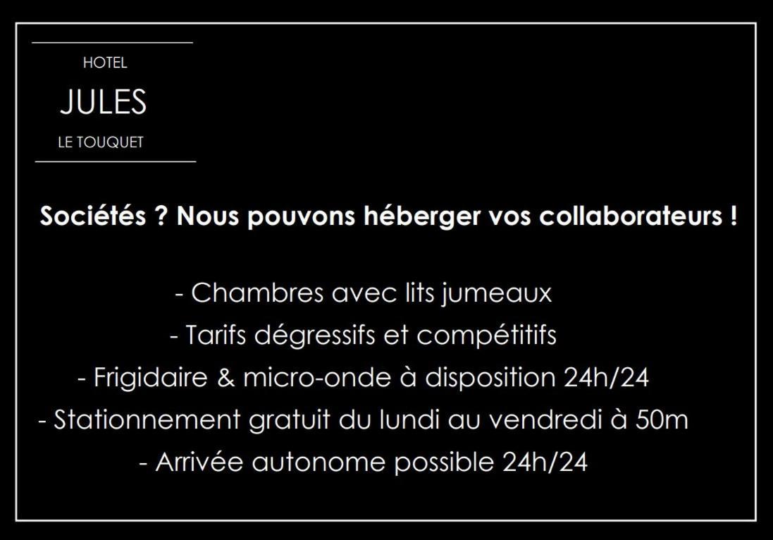 Hotel Jules Le Touquet Екстериор снимка